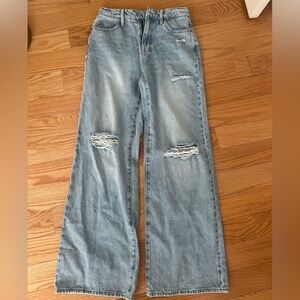 Pacsun Blue Wide Leg Women Jeans
